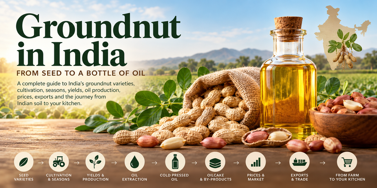 Groundnut in India: The Complete Guide to Varieties, Cultivation, Yield, Oil Production, Prices and Trade - Mesmara