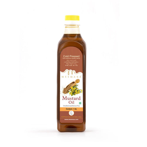 Mesmara Cold Pressed Mustard Oil, 1000 ML - Mesmara