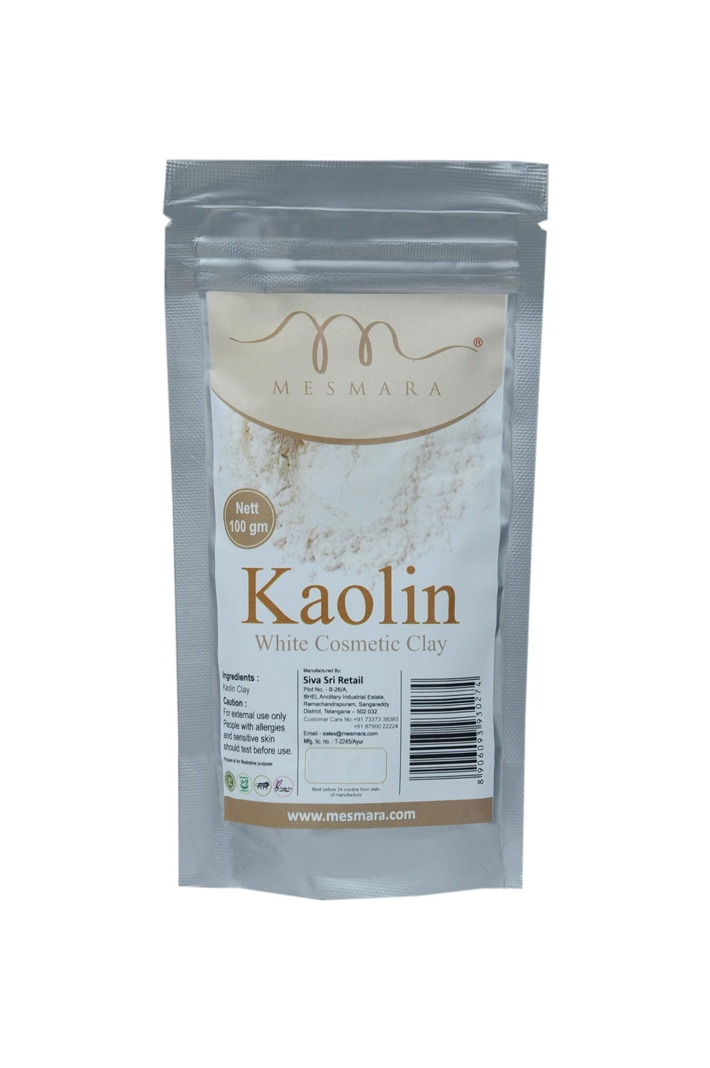 Mesmara Kaolin Clay 100g - Mesmara