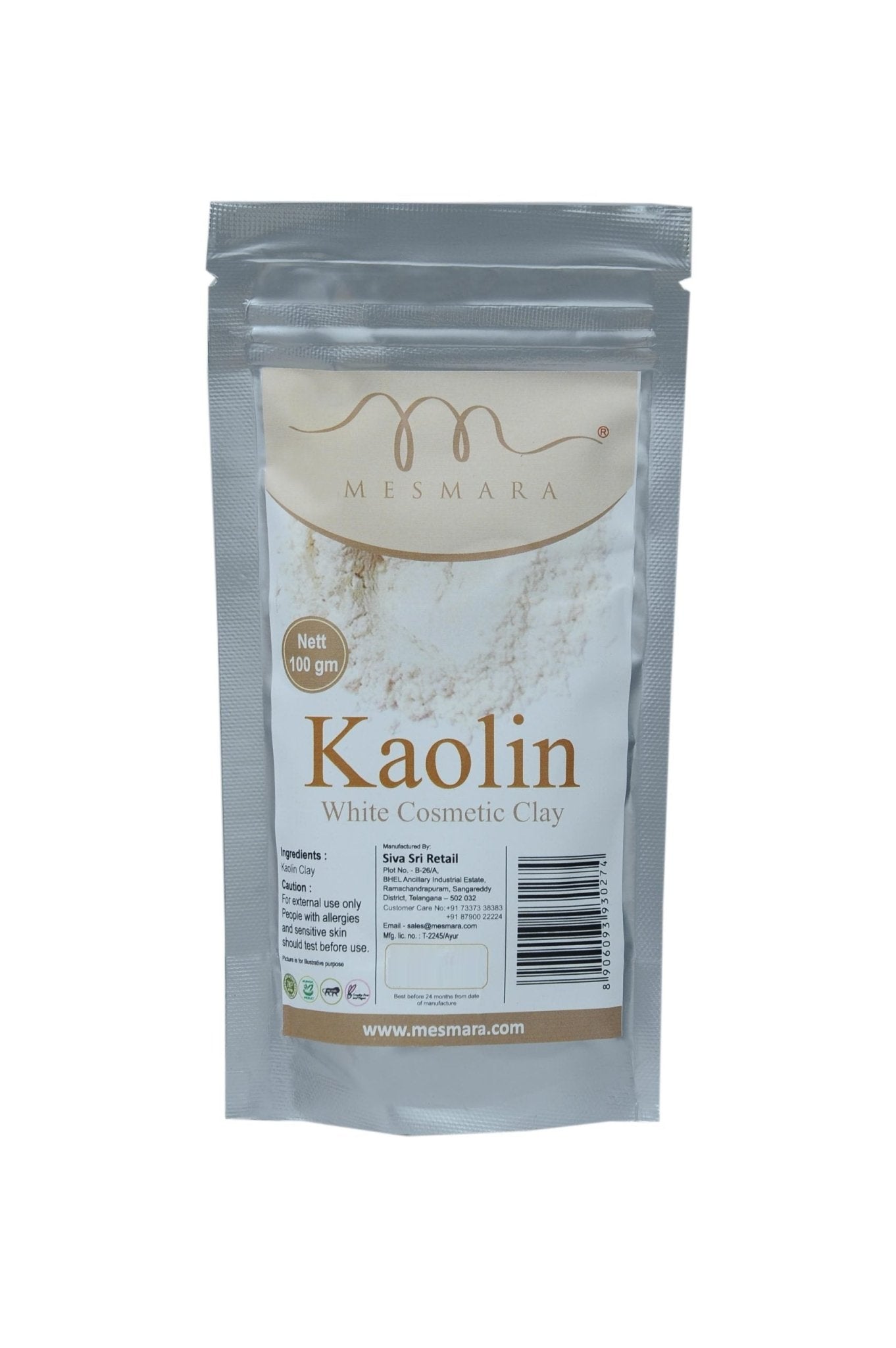 Mesmara Kaolin Clay 100g - Mesmara