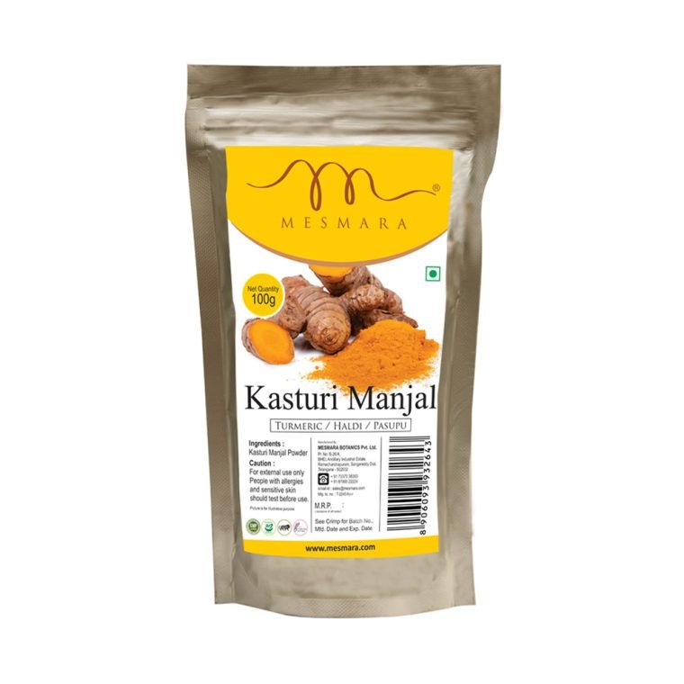 Mesmara Kasturi Manjal Powder 150g (Kasthuri Haldi | Curcuma Aromatica | Wild Turmeric) - Mesmara