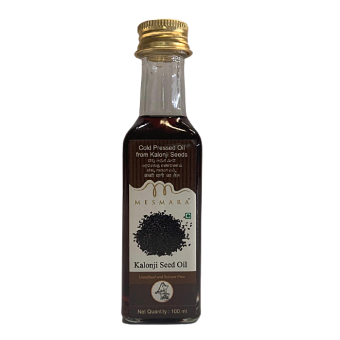 Mesmara Kalonji Oil | 100% Virgin | Cold Pressed | Omega 3, 6 & 9 | Super antioxidant for Immune Support, Joints, Digestion, Hair & Skin 100 ml