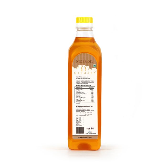 Mesmara Niger Oil Cold Pressed (Verrinuvvulu, Karale, Karal, Ramtil, Surguja, Valesulu, Payellu, Yamitilla) - Image 7